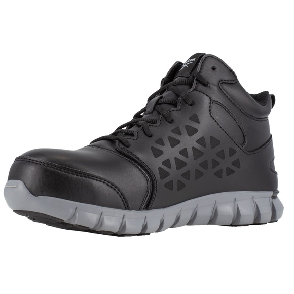 Reebok Work Men's Sublite Cushion Comp Toe Work Boot, Black, 8.5 Extra Wide NIB - Picture 3 of 6